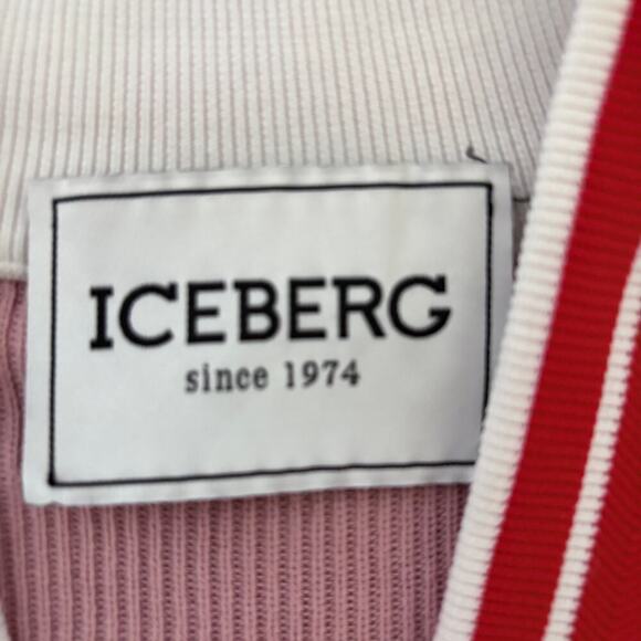 Iceberg Disney Mickey Mouse Pink Knit Sweater Vintage Y2K RARE Large Cozycore - Picture 3 of 8